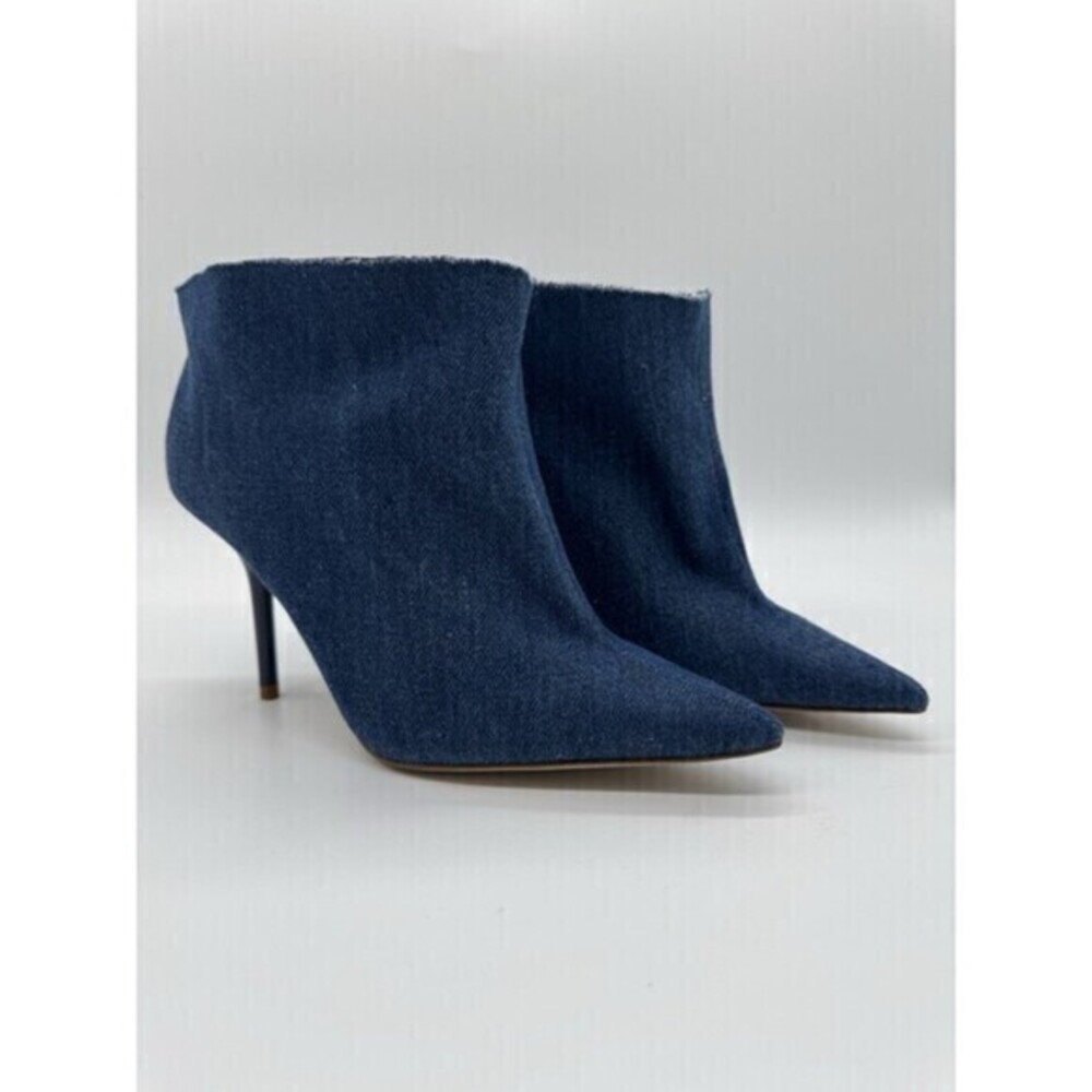 Good American SLOUCHY BOOTIES BLUE DENIM size 4 NO BOX NO TAG
